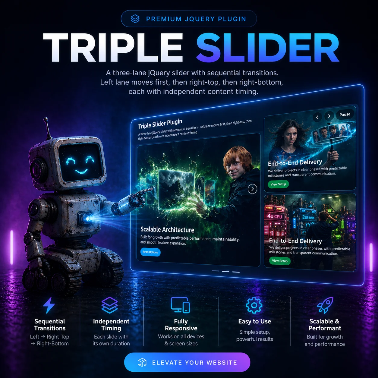 Baner Triple Slider